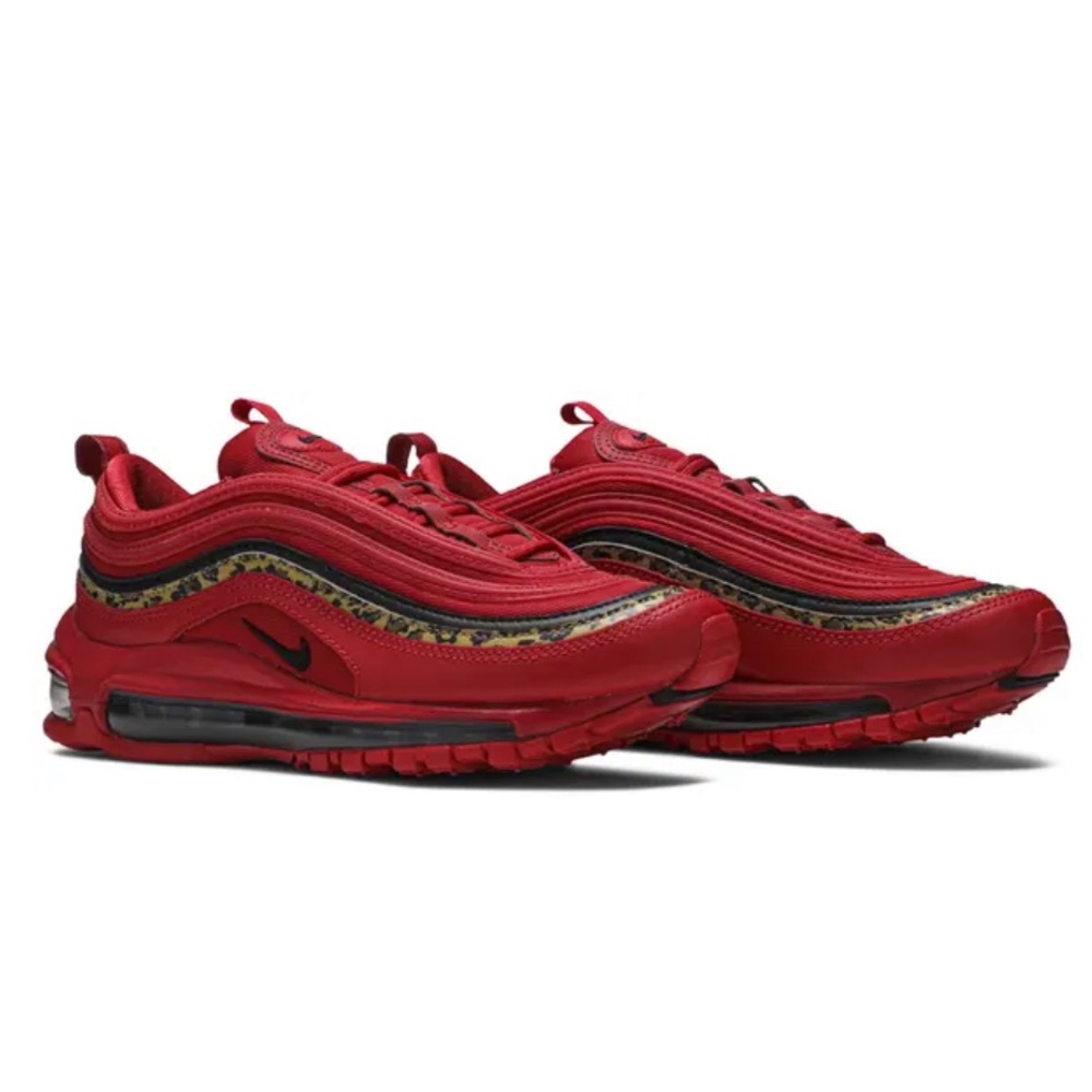 Nike Air Max 97 Leopard Pack University Red Size 9